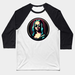 modern day cool mona lisa Baseball T-Shirt